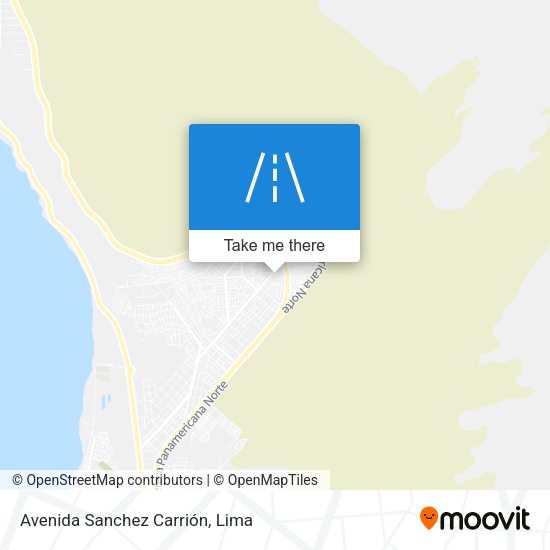 Avenida Sanchez Carrión map