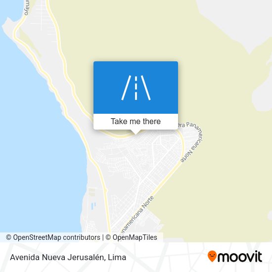 Mapa de Avenida Nueva Jerusalén