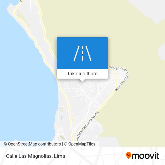 Calle Las Magnolias map