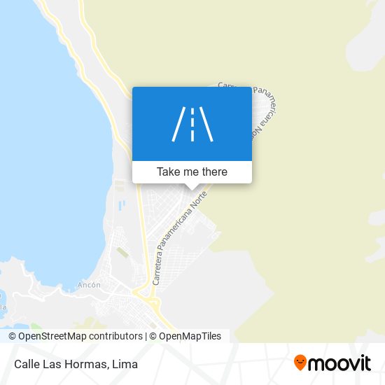 Calle Las Hormas map