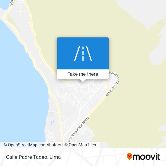 Mapa de Calle Padre Tadeo