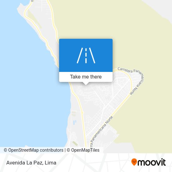 Avenida La Paz map