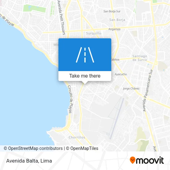 Avenida Balta map