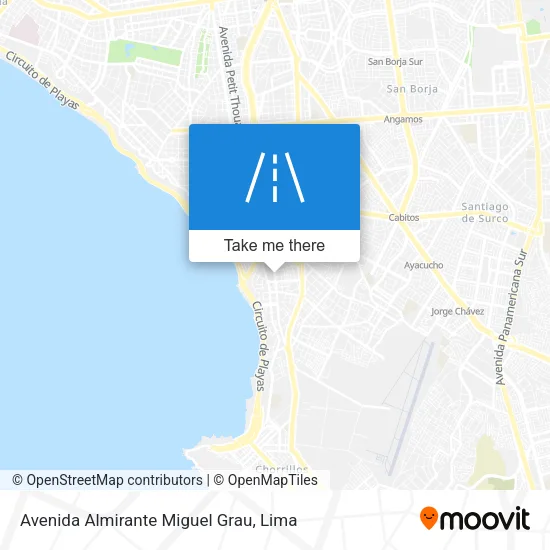 Avenida Almirante Miguel Grau map