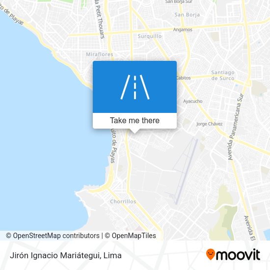 Jirón Ignacio Mariátegui map