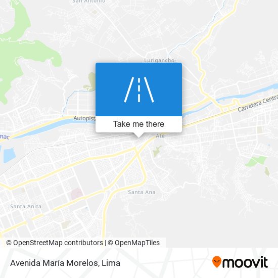 Avenida María Morelos map