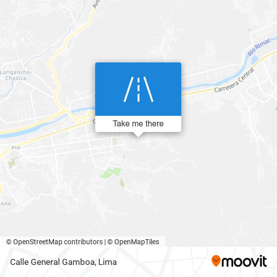 Calle General Gamboa map