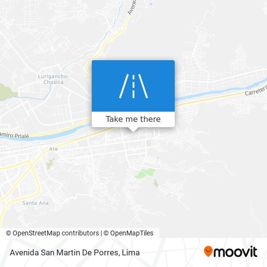 Avenida San Martin De Porres map