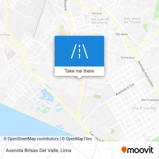 Avenida Brisas Del Valle map