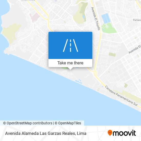 Mapa de Avenida Alameda Las Garzas Reales