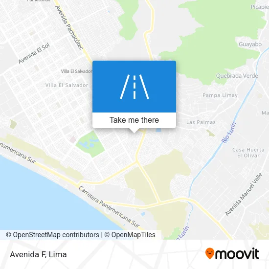 Avenida F map