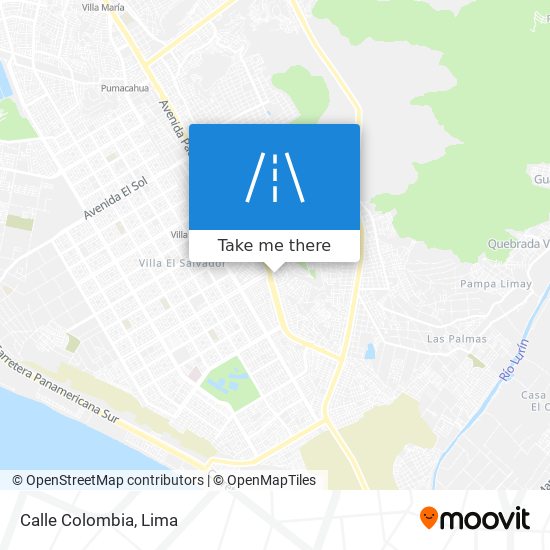 Calle Colombia map