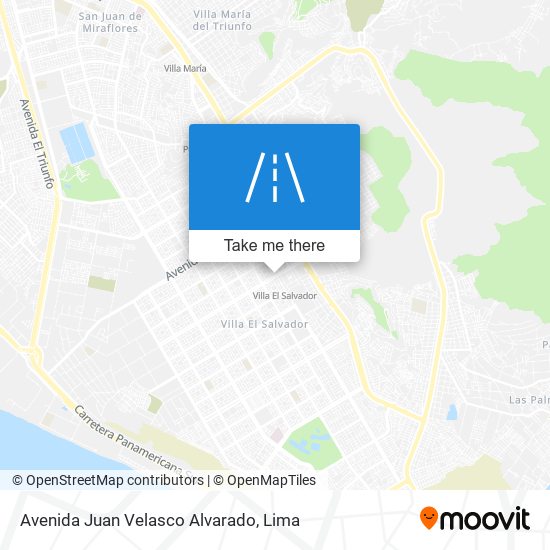 Avenida Juan Velasco Alvarado map