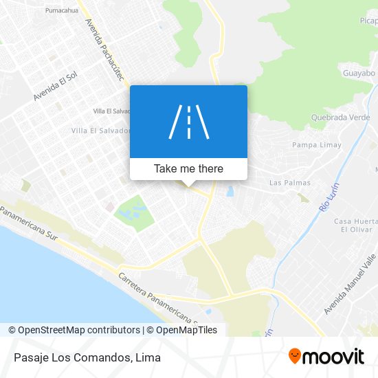 Pasaje Los Comandos map