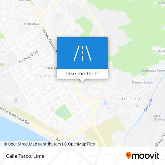 Calle Tarco map