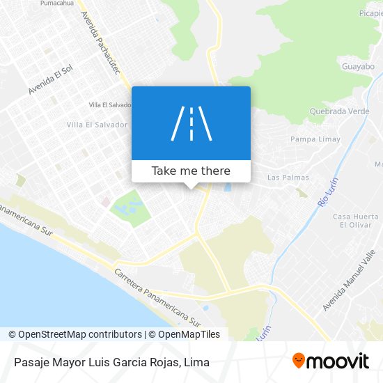 Pasaje Mayor Luis Garcia Rojas map