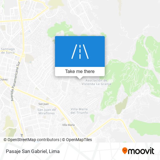 Pasaje San Gabriel map