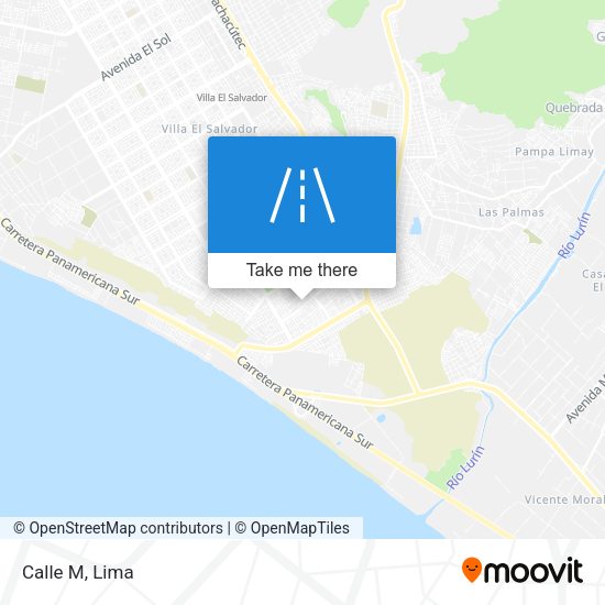 Calle M map