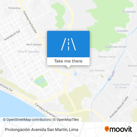 Prolongación Avenida San Martín map