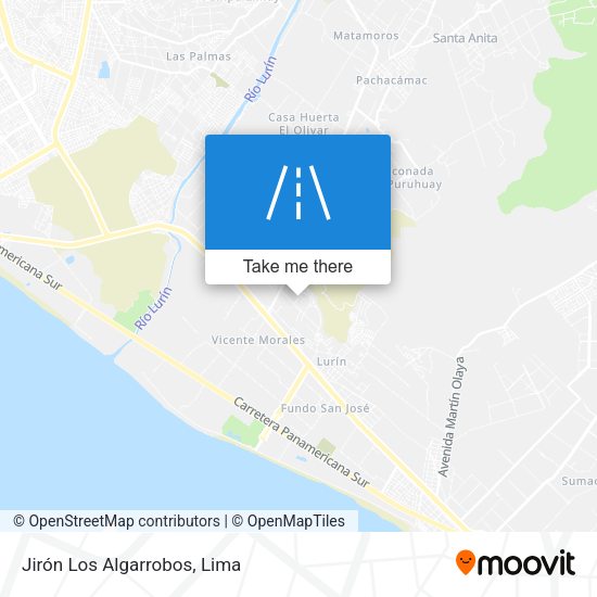 Jirón Los Algarrobos map