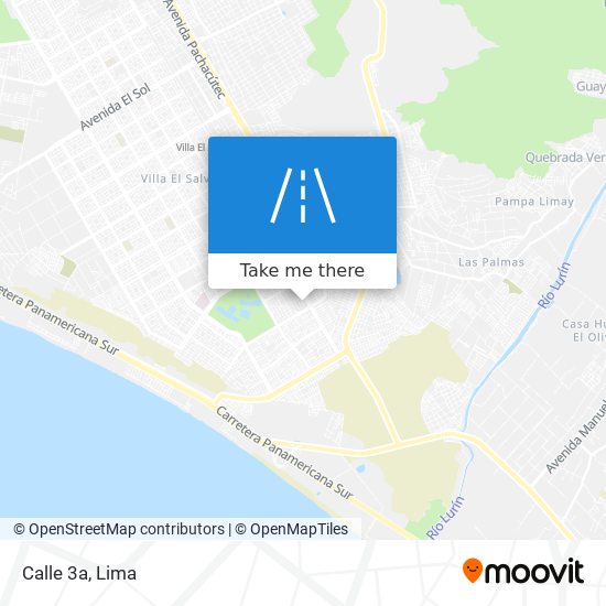 Calle 3a map