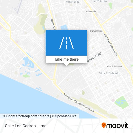 Calle Los Cedros map