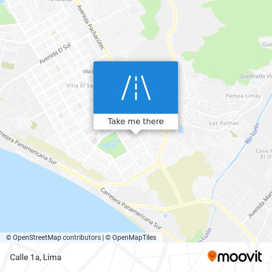 Calle 1a map