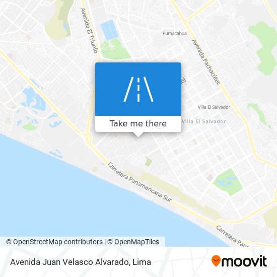 Mapa de Avenida Juan Velasco  Alvarado