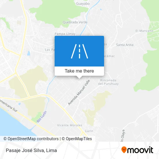 Pasaje José Silva map