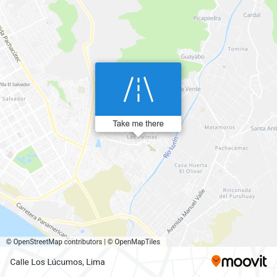 Mapa de Calle Los Lúcumos