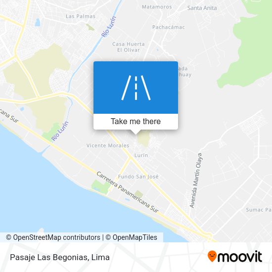 Mapa de Pasaje Las Begonias