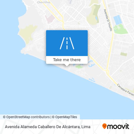 Avenida Alameda Caballero De Alcántara map