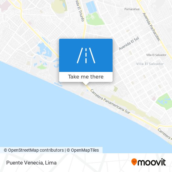 Puente Venecia map