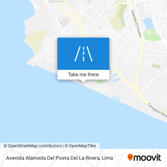 Avenida Alameda Del Poeta Del La Rivera map