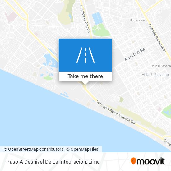 Paso A Desnivel De La Integración map