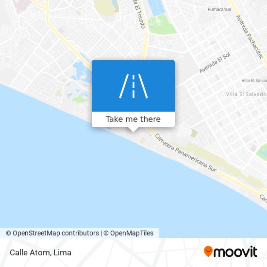 Calle Atom map