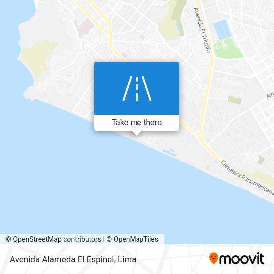 Avenida Alameda El Espinel map