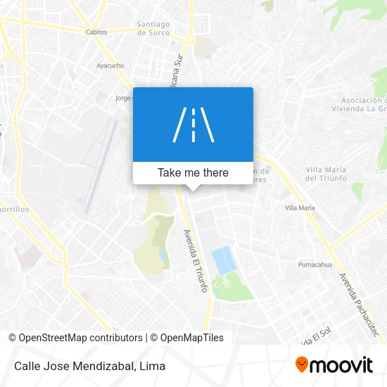 Mapa de Calle Jose Mendizabal