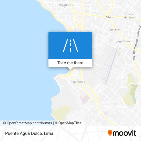 Mapa de Puente Agua Dulce