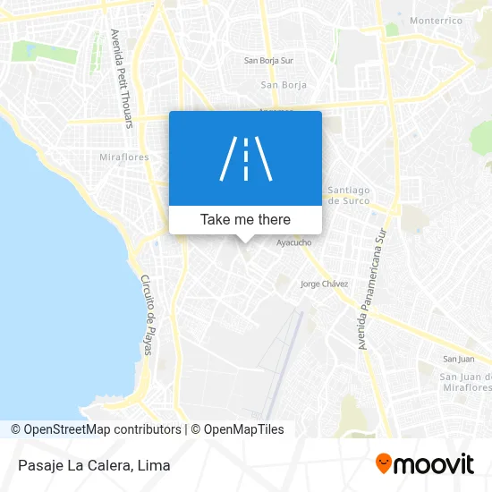 Pasaje La Calera map