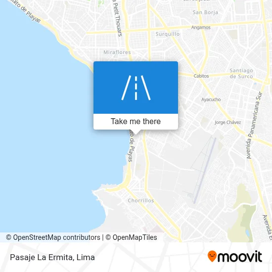 Pasaje La Ermita map