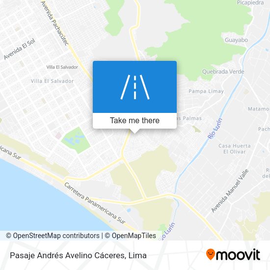 Mapa de Pasaje Andrés Avelino Cáceres