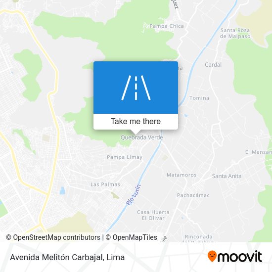 Avenida Melitón Carbajal map