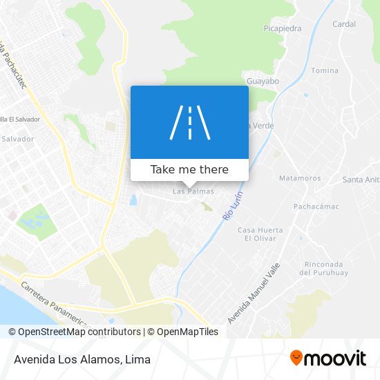 Avenida Los Alamos map
