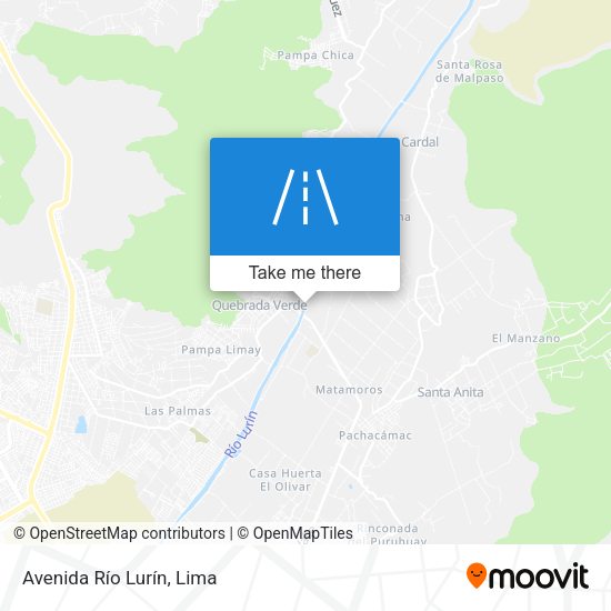 Mapa de Avenida Río Lurín