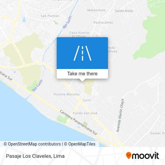 Mapa de Pasaje Los Claveles
