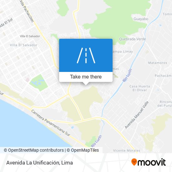 Avenida La Unificación map