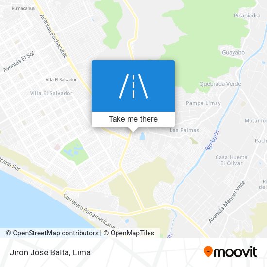 Jirón José Balta map