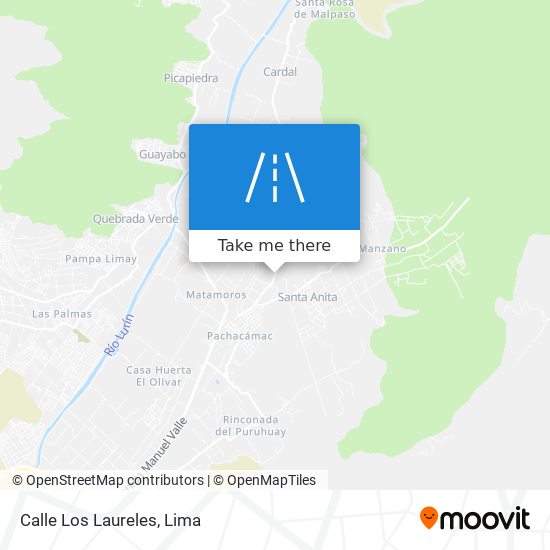 Calle Los Laureles map