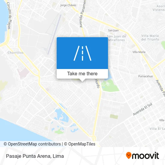 Pasaje Punta Arena map